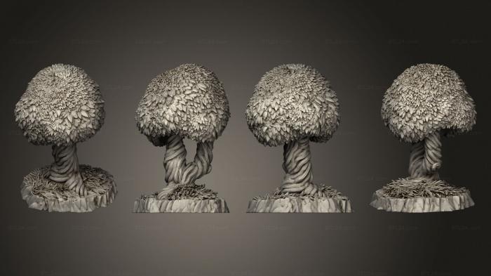 Растения (Величественные Заколдованные Деревья 1 002, PLANT_0640) 3D модель для ЧПУ станка