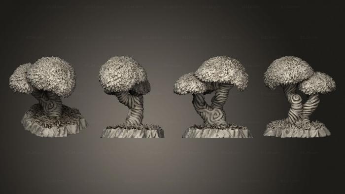 Растения (Величественные Заколдованные Деревья 1 003, PLANT_0641) 3D модель для ЧПУ станка