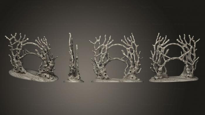 Растения (Портал о океанских кораллах, PLANT_0678) 3D модель для ЧПУ станка