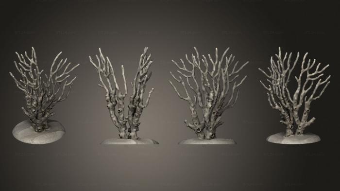 Растения (Океан тонкий, коралловый, маленький, PLANT_0714) 3D модель для ЧПУ станка