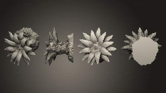 Растения (Цветы Пандоры 3, PLANT_0726) 3D модель для ЧПУ станка