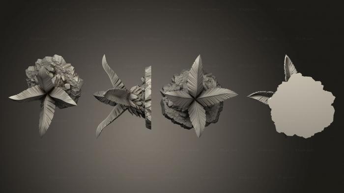 Растения (Пиратские Пальмы 5, PLANT_0746) 3D модель для ЧПУ станка
