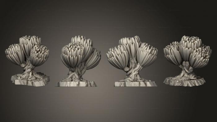 Растения (Растение Scifi Неизвестные Цветы 1 004, PLANT_0795) 3D модель для ЧПУ станка