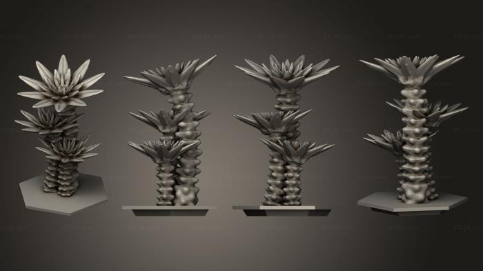Растения (Подключайте Инопланетные Цветы, PLANT_0811) 3D модель для ЧПУ станка