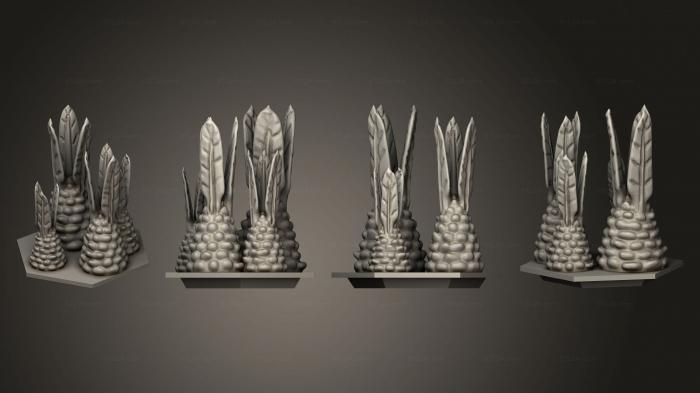 Растения (Заглушка Из Пустынных Саговников, PLANT_0816) 3D модель для ЧПУ станка