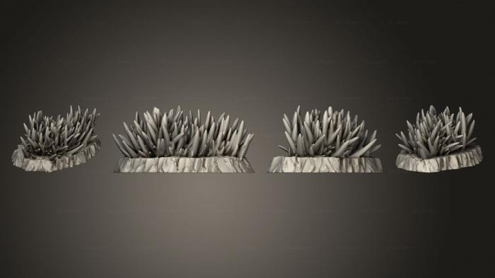 Растения (Колючая Высокая Трава 1 004, PLANT_0835) 3D модель для ЧПУ станка