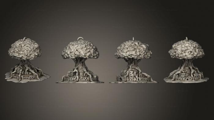 Растения (Небесный остров, PLANT_0888) 3D модель для ЧПУ станка