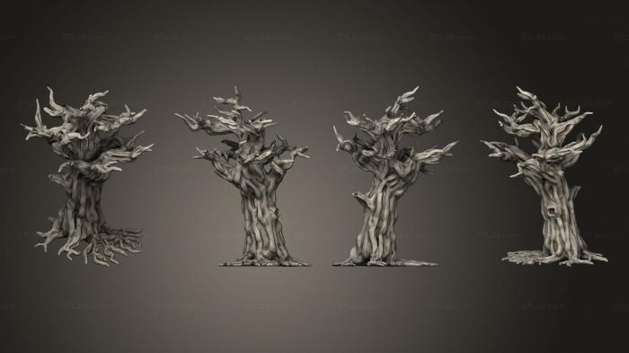 Растения (Жуткие Деревья 123, PLANT_0923) 3D модель для ЧПУ станка