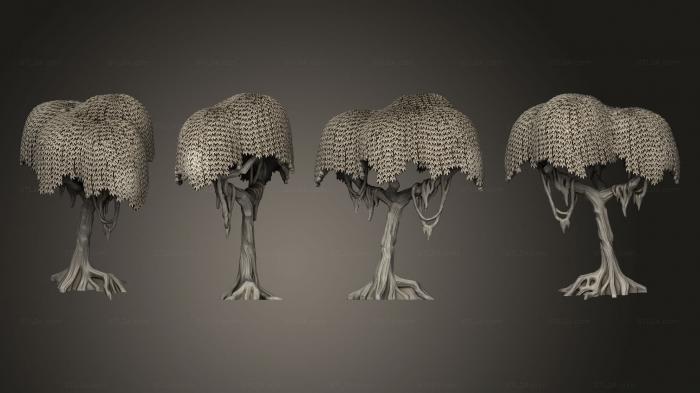 Растения (Болотное Дерево 1, PLANT_0974) 3D модель для ЧПУ станка