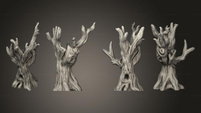 Растения (Болотное Дерево А, PLANT_0976) 3D модель для ЧПУ станка