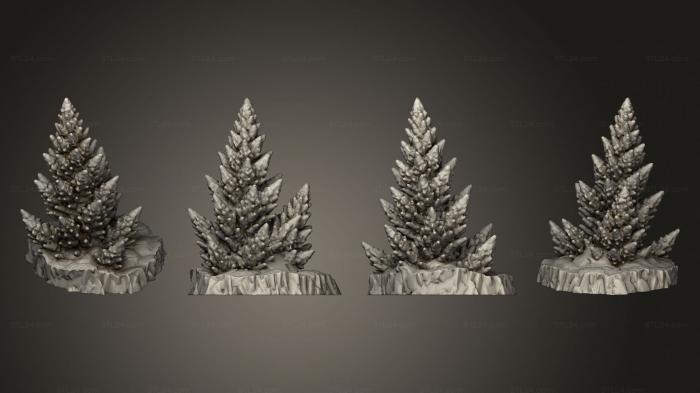 Растения (Ядовитые Инопланетные Сосны 1 003, PLANT_1024) 3D модель для ЧПУ станка