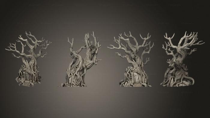 Растения (Ворота из Дерева, PLANT_1030) 3D модель для ЧПУ станка