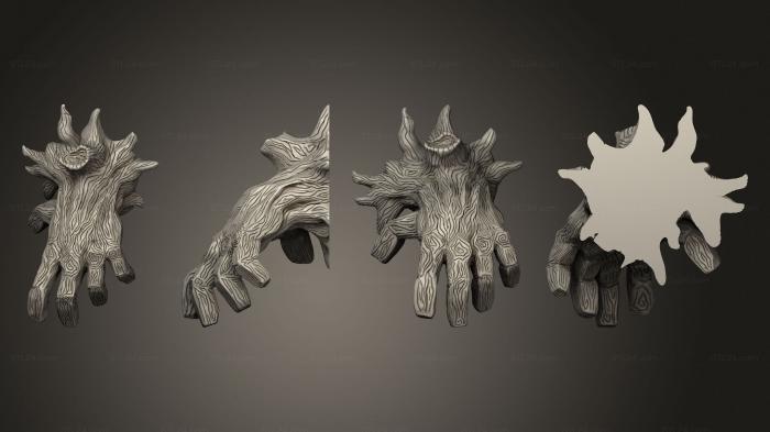 Растения (Дерево левой руки, PLANT_1031) 3D модель для ЧПУ станка