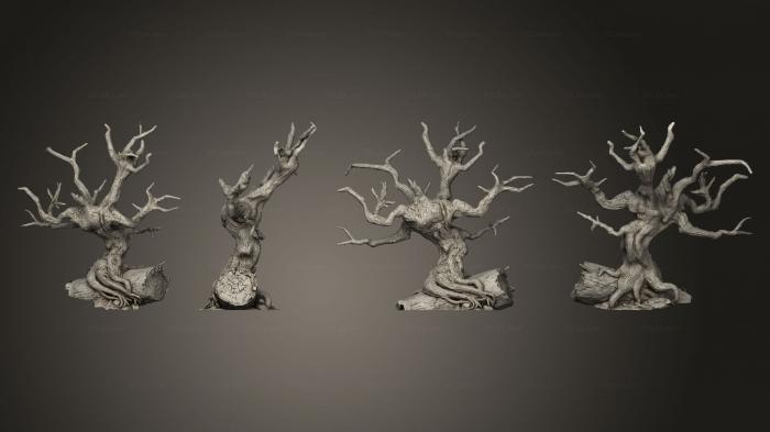 Растения (Деревья Без Граней Дерево С Гранью, PLANT_1041) 3D модель для ЧПУ станка