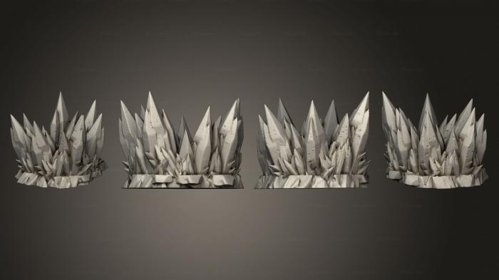 Растения (Вампирские кристаллы 2, PLANT_1068) 3D модель для ЧПУ станка