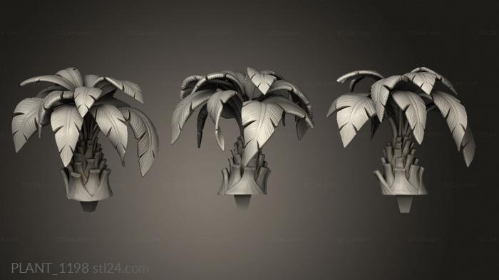 Растения (PLANT_1198) 3D модель для ЧПУ станка
