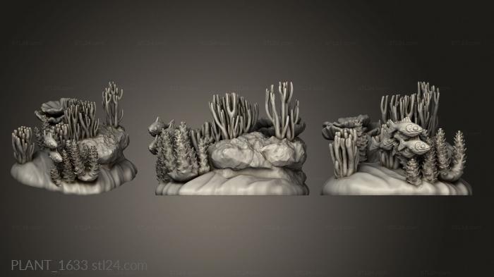 Растения (PLANT_1633) 3D модель для ЧПУ станка