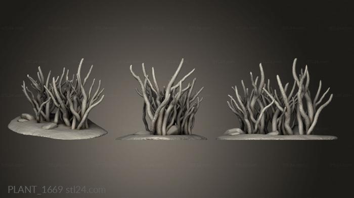Растения (PLANT_1669) 3D модель для ЧПУ станка