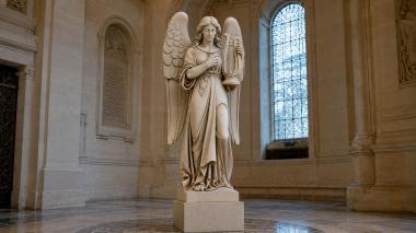 Various monuments Angel with a lyre statue 3d model