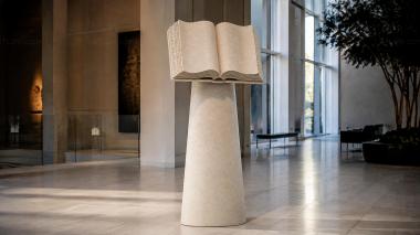 Various monuments Monument with an open book on a conical stele 3d model