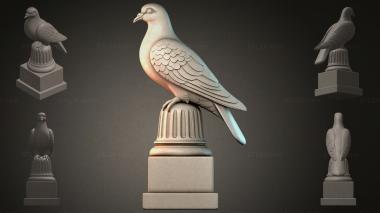 Various monuments (Dove on a pedestal, a classic monument, PMI_011188) 3D models for cnc