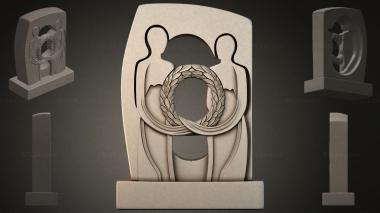 Various monuments (Monument of two figures with a laurel wreath, PMI_011194) 3D models for cnc