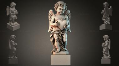 Various monuments (Angel Putti on a drapery pedestal, PMI_011200) 3D models for cnc