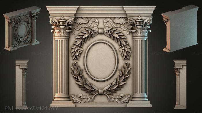 Панели декоративные (PNI_000259) 3D модель для ЧПУ станка