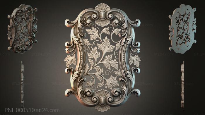 Панели декоративные (PNI_000510) 3D модель для ЧПУ станка