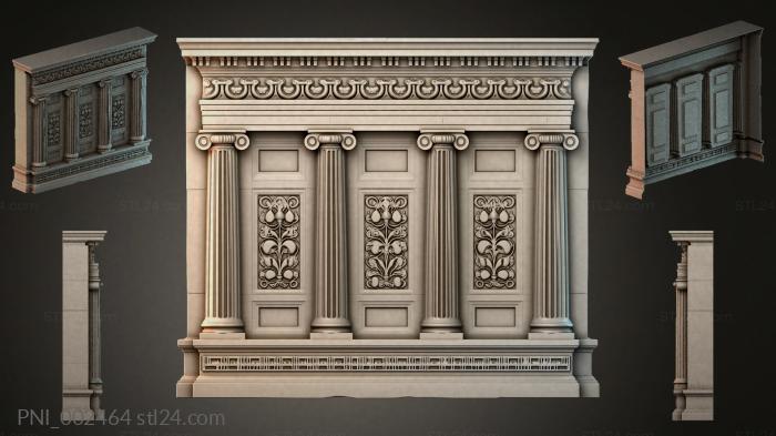Панели декоративные (PNI_002464) 3D модель для ЧПУ станка