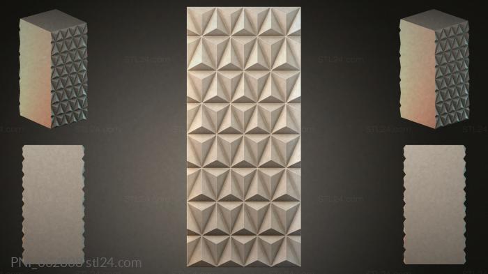 Панели декоративные (PNI_002808) 3D модель для ЧПУ станка