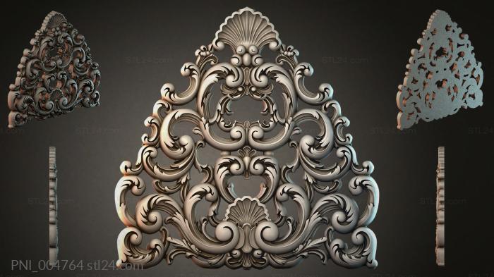 Панели декоративные (PNI_004764) 3D модель для ЧПУ станка