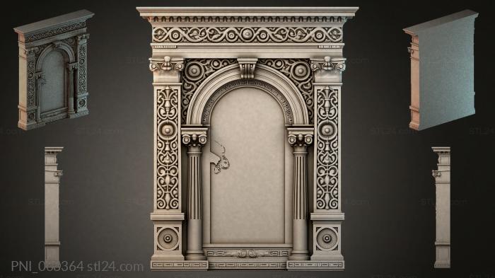 Панели декоративные (PNI_008364) 3D модель для ЧПУ станка
