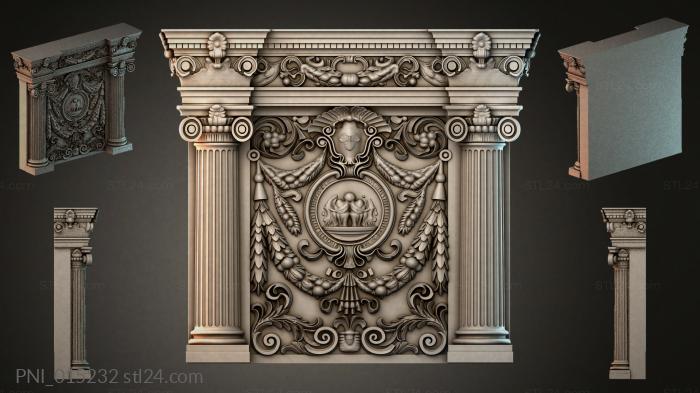 Панели декоративные (PNI_015232) 3D модель для ЧПУ станка