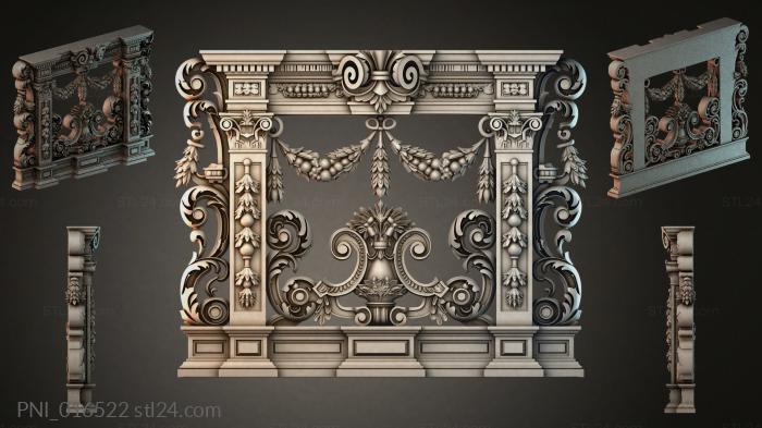 Панели декоративные (PNI_016522) 3D модель для ЧПУ станка