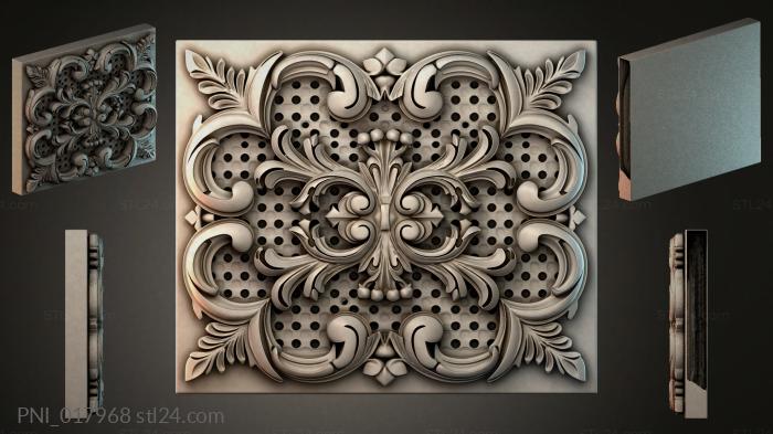 Панели декоративные (PNI_017968) 3D модель для ЧПУ станка