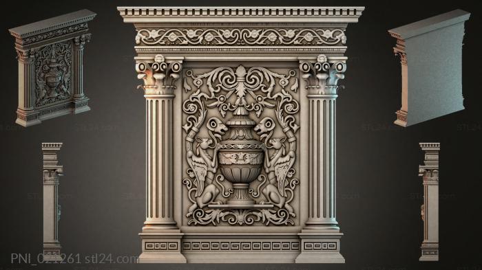 Панели декоративные (PNI_021261) 3D модель для ЧПУ станка