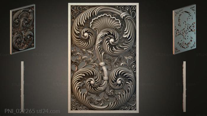 Панели декоративные (PNI_022265) 3D модель для ЧПУ станка