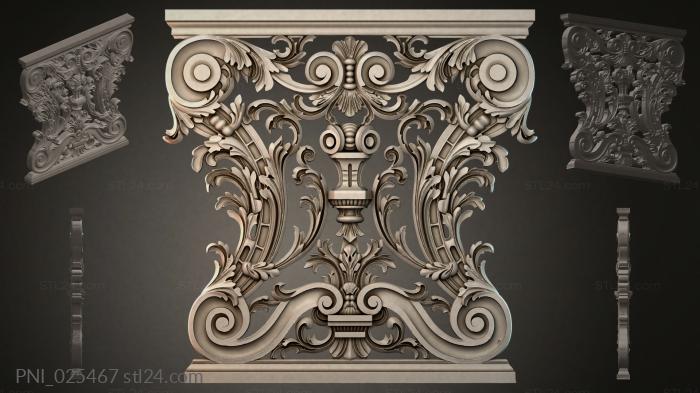 Панели декоративные (PNI_025467) 3D модель для ЧПУ станка