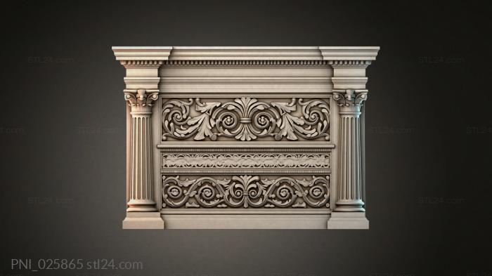 Панели декоративные (PNI_025865) 3D модель для ЧПУ станка