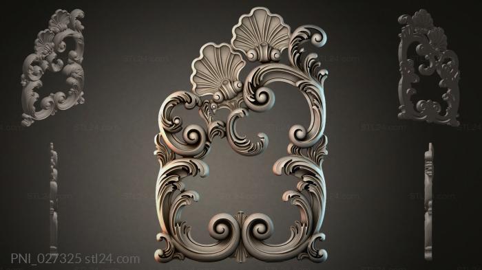 Decorative panels (PNI_027325) 3D models for cnc