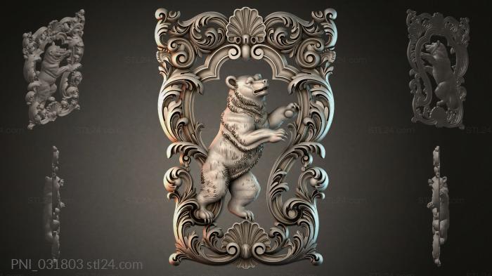 Панели декоративные (PNI_031803) 3D модель для ЧПУ станка