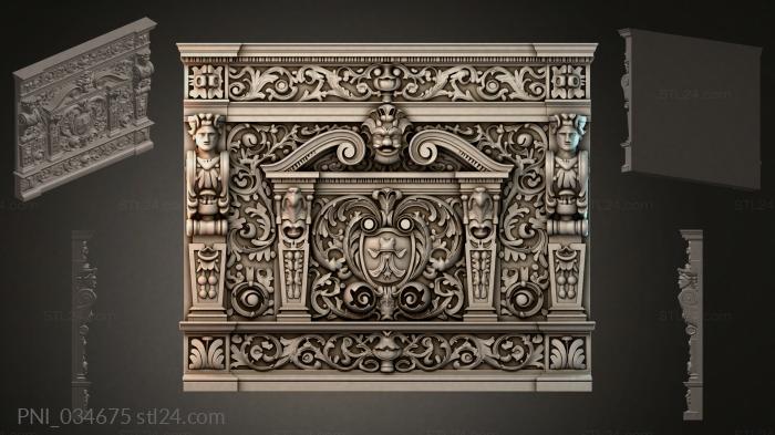 Панели декоративные (PNI_034675) 3D модель для ЧПУ станка