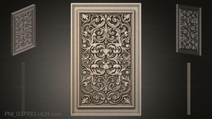 Панели декоративные (PNI_037983) 3D модель для ЧПУ станка