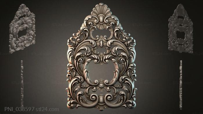 Панели декоративные (PNI_038597) 3D модель для ЧПУ станка