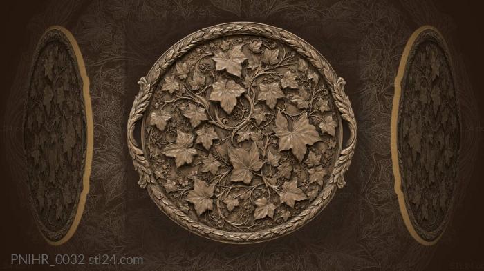 Wild ivy vine lush garland 3d STL model