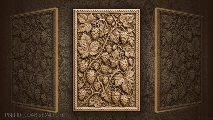 Abundant hops and twisting vines 3d STL model