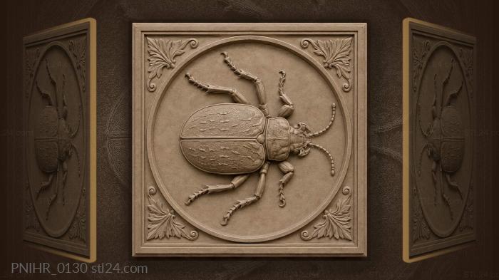 Stylized beetle with detailed legs 3d STL model