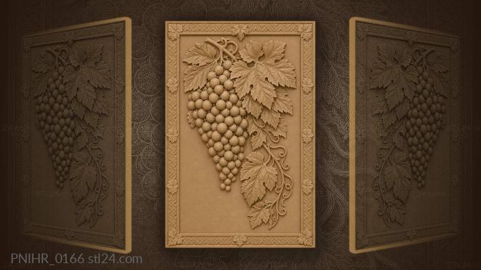 Abundant grape harvest autumn bounty 3d STL model
