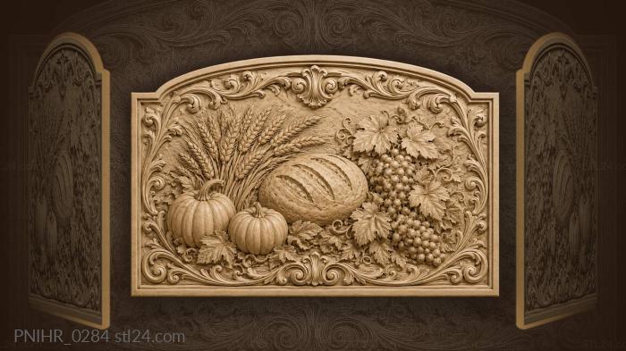 Golden wheat bread autumn plenty 3d STL model